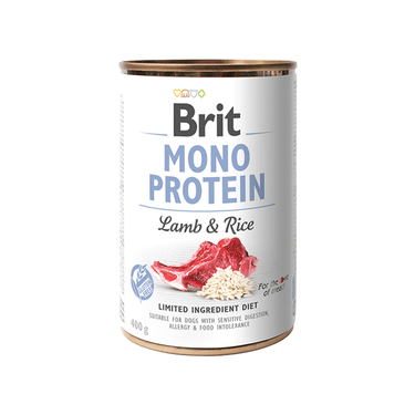 Brit Mono Protein Cordero & Arroz